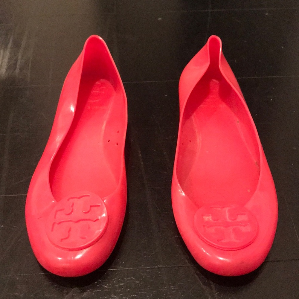 Plastic Tory Burch Flats